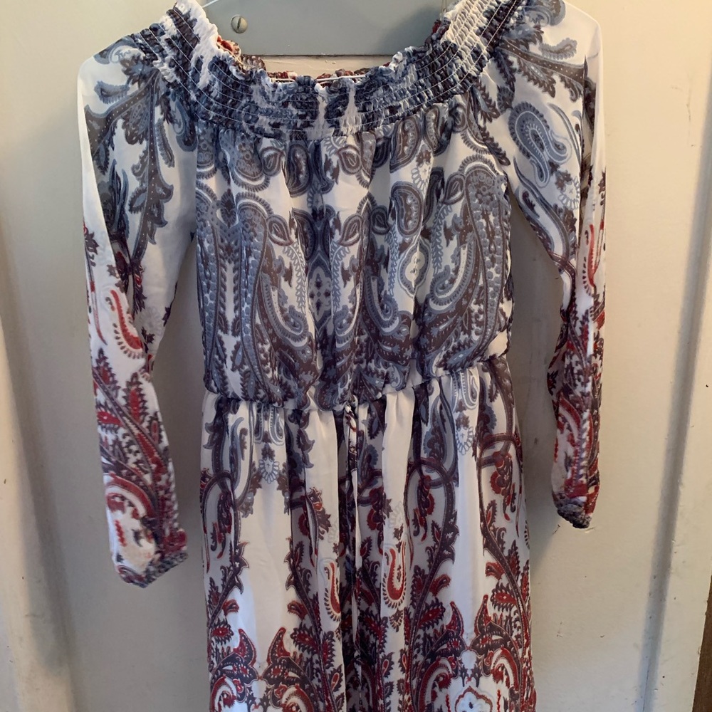 Off the shoulder dress